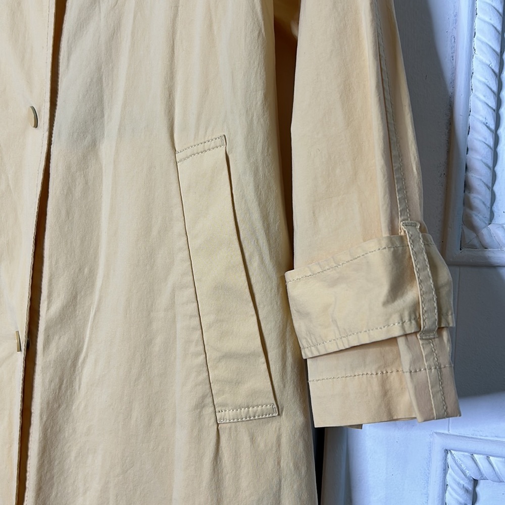 Banana Republic Yellow Trench Coat - Picture 7 of 9
